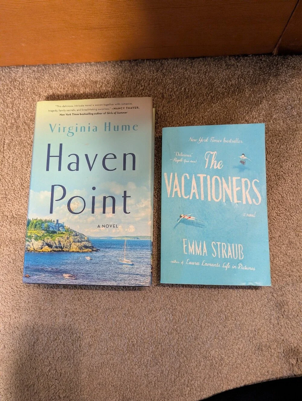 Haven Point by Virginia Hume & The Vacationers By Emma Straub Summer 2 BOOKS